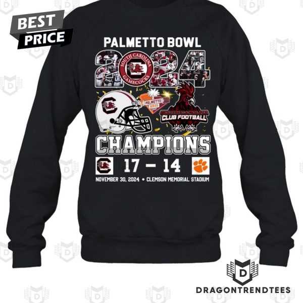 Palmetto Bowl 2024 Champions South Carolina Gamecocks Unisex T-Shirt