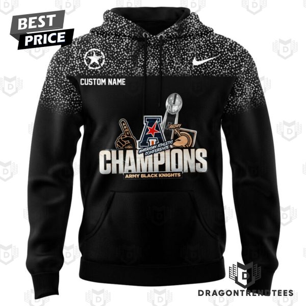 Personalized 2024 AAC Football Conference Champions Army Black Knights Hoodie