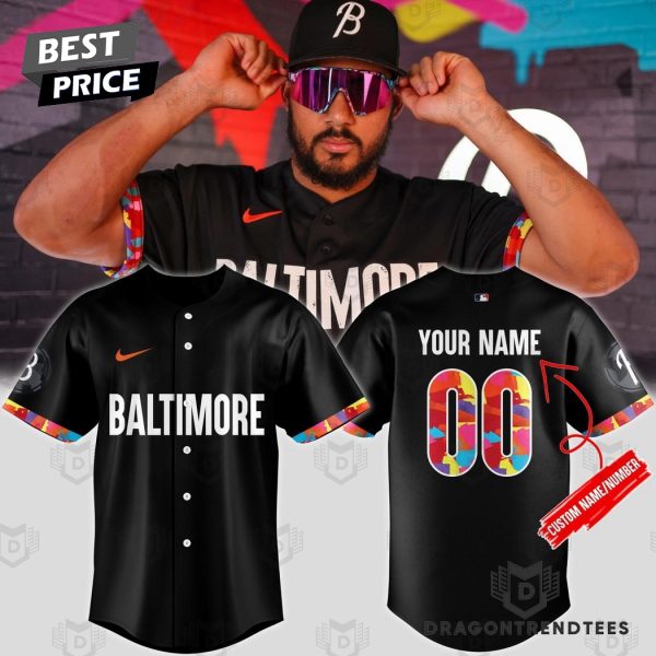 Personalized Baltimore Orioles City Connect Jersey Baseball Jersey