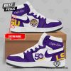 Personalized LSU Tigers Women Basketball 50 Year Air Jordan 1 High Top