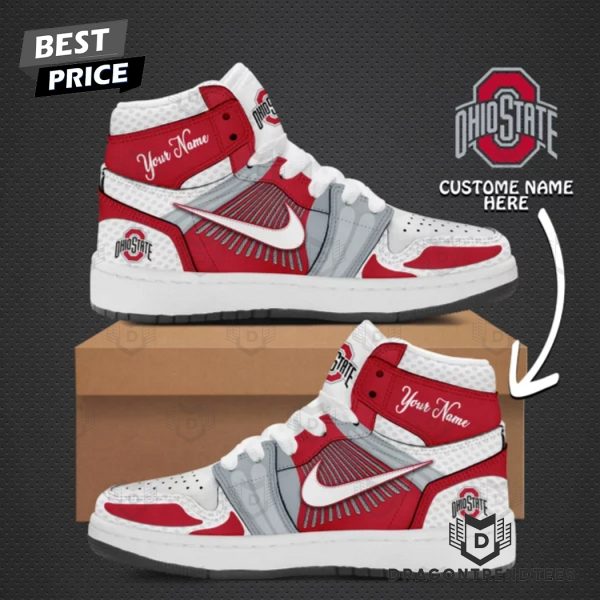 Personalized Ohio State Buckeyes Air Jordan 1 High Top