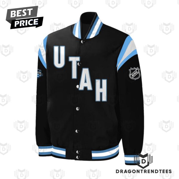 Personalized Utah Hockey Club Baseball Jacket