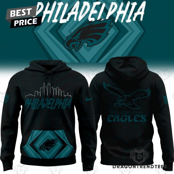 Philadelphia Eagles Logo Design Hoodie – Black