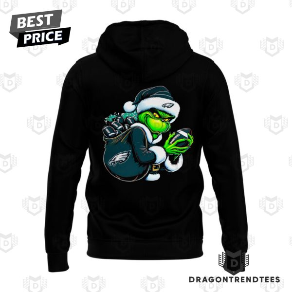 Philadelphia Eagles x The Grinch Design Hoodie – Black