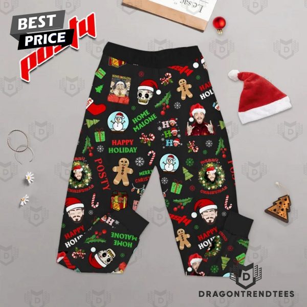 Post Malone – All I Want For Christmas Is Home Malone Pajamas Set