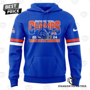 Back To Back 2024 Mountain West Conference Champions Boise State Broncos Hoodie