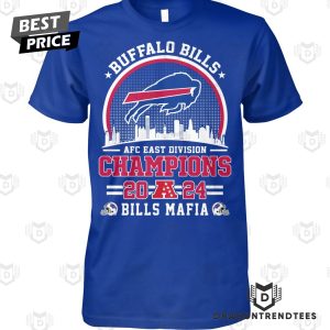 Buffalo Bills AFC East Division Champions 2024 Unisex T-Shirt