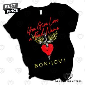 Bon Jovi You Give Love A Bad Name Pajamas Set