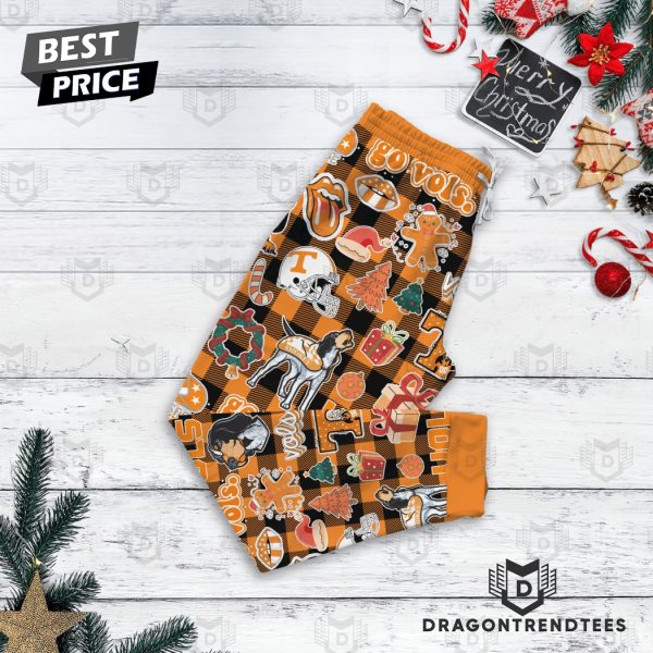 Rocky Top Tennessee Volunteers Merry Vol-mas Pajamas Set