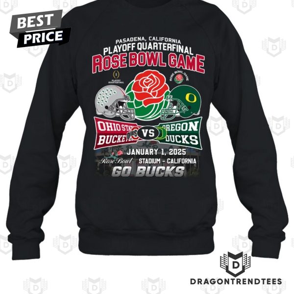 Rose Bowl Game 2025 Ohio State Buckeyes – Oregon Ducks Unisex T-Shirt