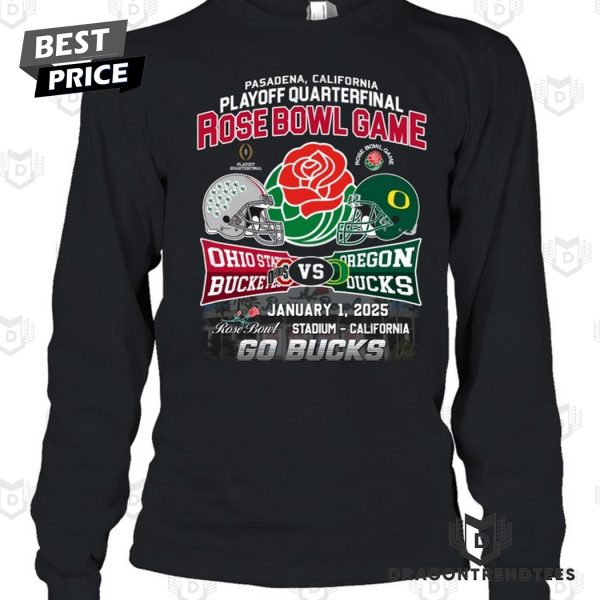 Rose Bowl Game 2025 Ohio State Buckeyes – Oregon Ducks Unisex T-Shirt