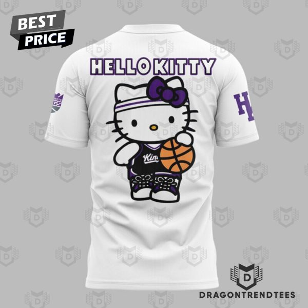 Sacramento Kings x Hello Kitty 3D T-Shirt – White