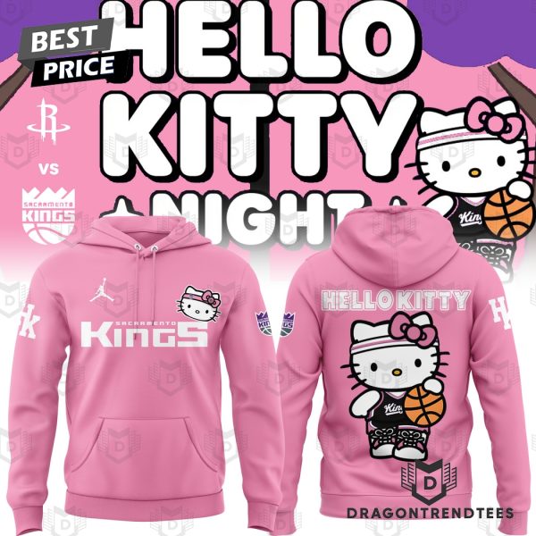 Sacramento Kings x Hello Kitty Pink Hoodie