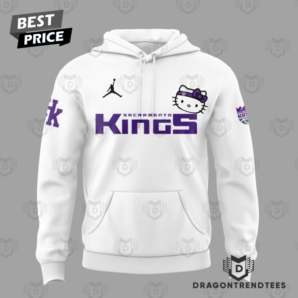 Sacramento Kings x Hello Kitty White Hoodie