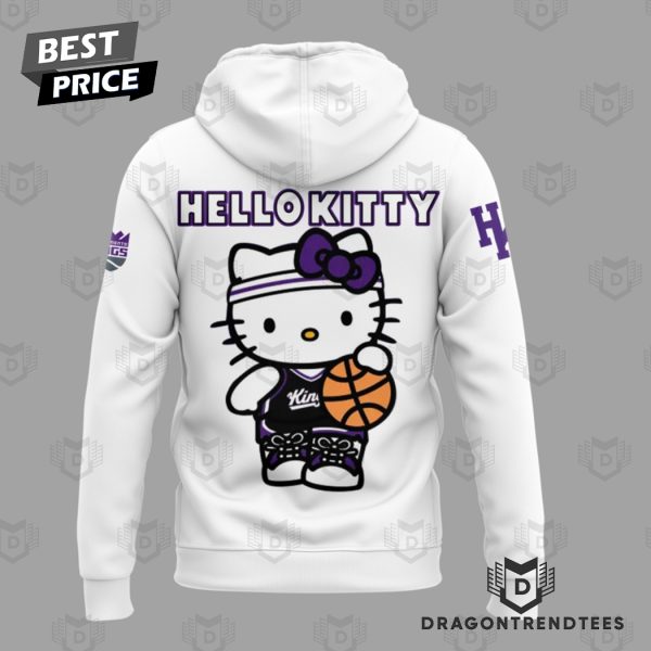 Sacramento Kings x Hello Kitty White Hoodie