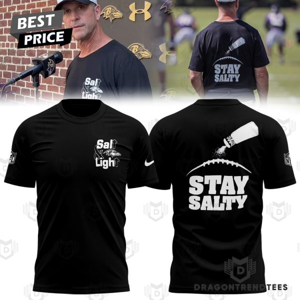 Salt Light Stay Salty Baltimore Ravens 3D T-Shirt