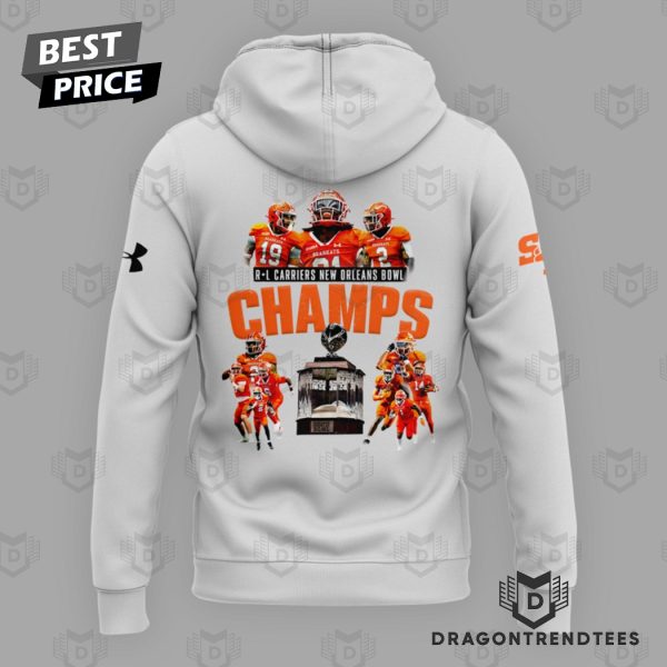 Sam Houston Bearkats Football Champions R+L Carriers New Orleans Bowl Hoodie