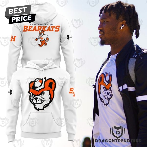 Sam Houston Bearkats Football Design Hoodie – White