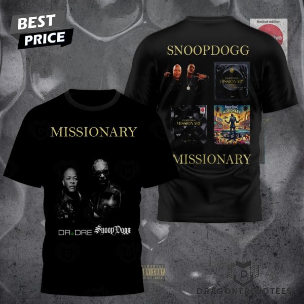 Snoop Dogg Missionary Dr Dre 3D T-Shirt