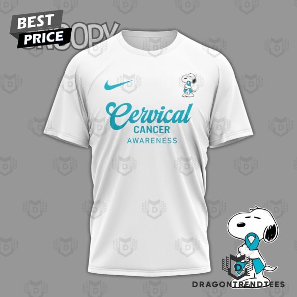 Snoopy x Cervical Cancer Awareness 3D T-Shirt