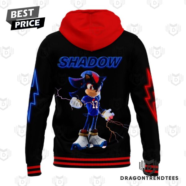 Sonic 3 Shadow The Hedgehog x Buffalo Bills Design Hoodie