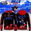 Sonic 3 Shadow The Hedgehog x Buffalo Bills Design Hoodie