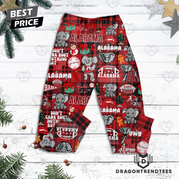 Sweet home Christmas Alabama Crimson Tide Pajamas Set