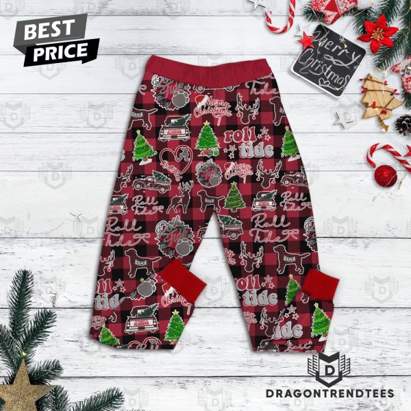 Sweet home Christmas Alabama Crimson Tide Roll Tide Pajamas Set