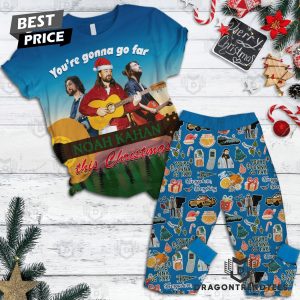 You Are Gonna Go Far Noah Kahan This Christmas Pajamas Set