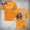 Tennessee Volunteers Home Sweet Home To Me 3D T-Shirt – Black