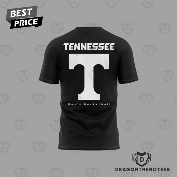 Tennessee Volunteers Men Basketball 3D T-Shirt – Black