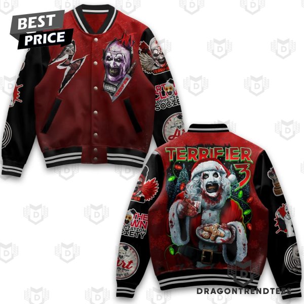 Terrifier 3 Art The Clown Baseball Jacket