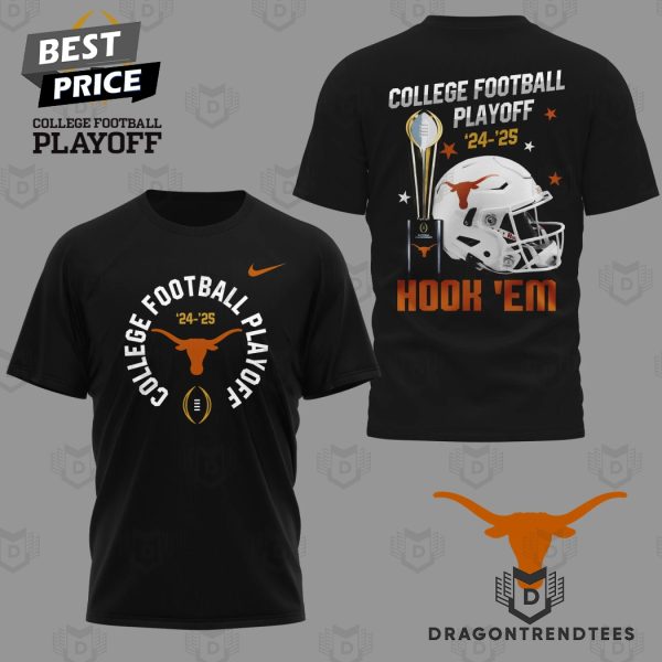 Texas Longhorns College Football Playoff 3D T-Shirt