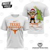 Texas Longhorns – Longhorns Christmas 3D T-Shirt – Orange