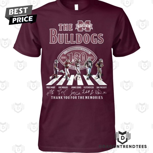 The Mississippi State Bulldogs 1895-2025 Signature Thank You For The Memories Unisex T-Shirt