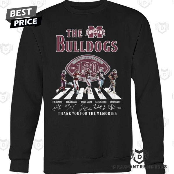 The Mississippi State Bulldogs 1895-2025 Signature Thank You For The Memories Unisex T-Shirt