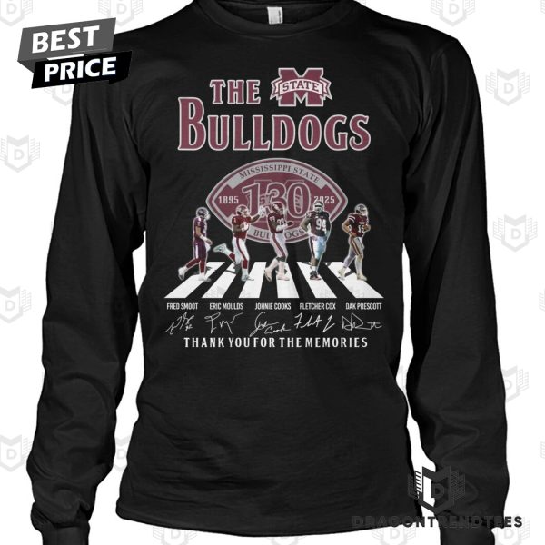 The Mississippi State Bulldogs 1895-2025 Signature Thank You For The Memories Unisex T-Shirt