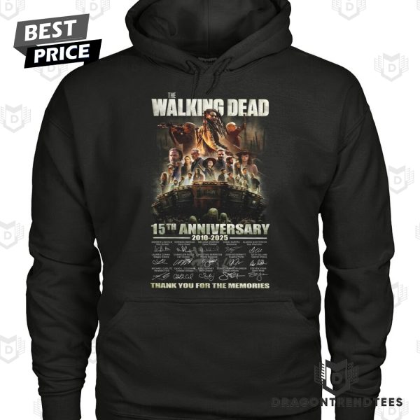 The Walking Dead 15th Anniversary 2010-2025 Signature Thank You For The Memories Unisex T-Shirt