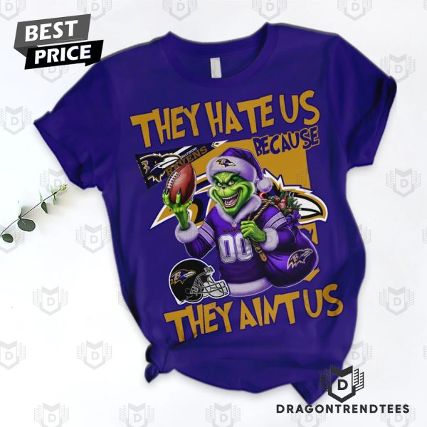 They Hate Us Because They Aint Us Baltimore Ravens Pajamas Set