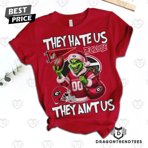 They Hate Us Because They Aint Us Georgia Bulldogs Pajamas Set