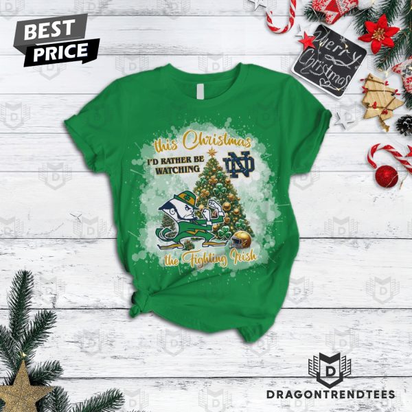 This Christmas The Fighting Notre Dame Fighting Irish Pajamas Set