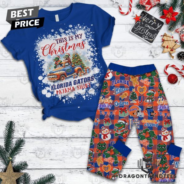 This Is My Christmas Florida Gators Pajamas Set