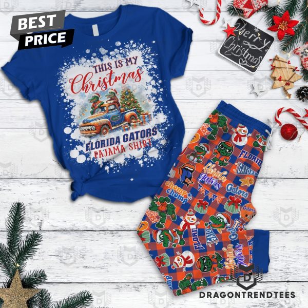 This Is My Christmas Florida Gators Pajamas Set