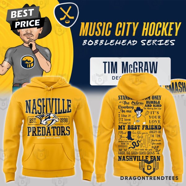 Tim McGraw x Nashville Predators Music City Hockey Hoodie