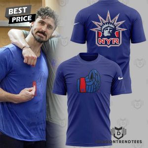 New York Rangers Logo Design 3D T-Shirt