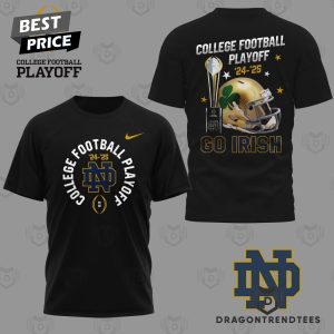 College Football Playoff 24-25 Notre Dame Fighting Irish 3D T-Shirt