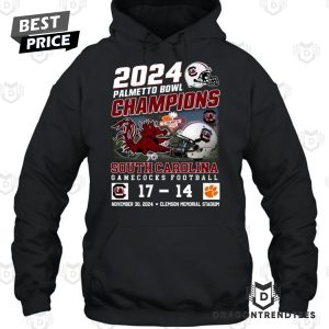 2024 Palmetto Bowl Champions South Carolina Gamecocks Unisex T-Shirt