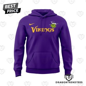 Minnesota Vikings x The Grinch Merry Grinchmas Hoodie – Black