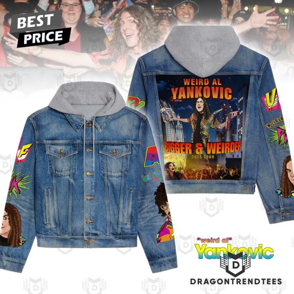 Weird Al Yankovic – Bigger And Weirder 2025 Tour Hooded Denim Jacket