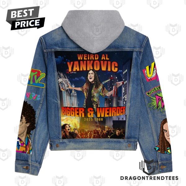 Weird Al Yankovic – Bigger And Weirder 2025 Tour Hooded Denim Jacket